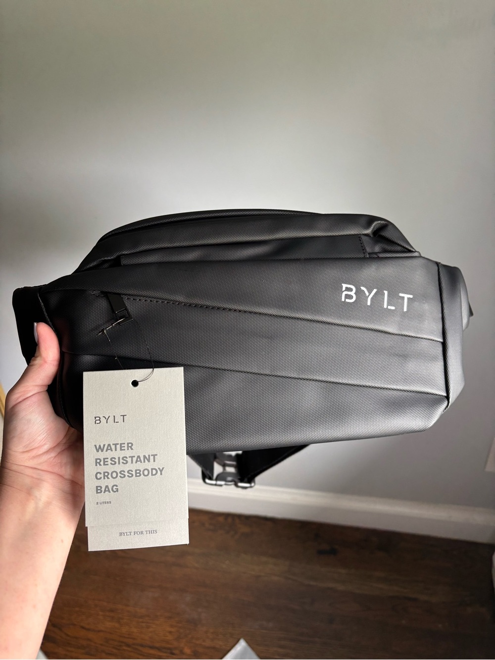 BYLT Basics Black Water-Resistant Crossbody Belt Bag